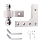 6" Adjustable Trailer Hitch Raise Drop for Standard 2" Receiver