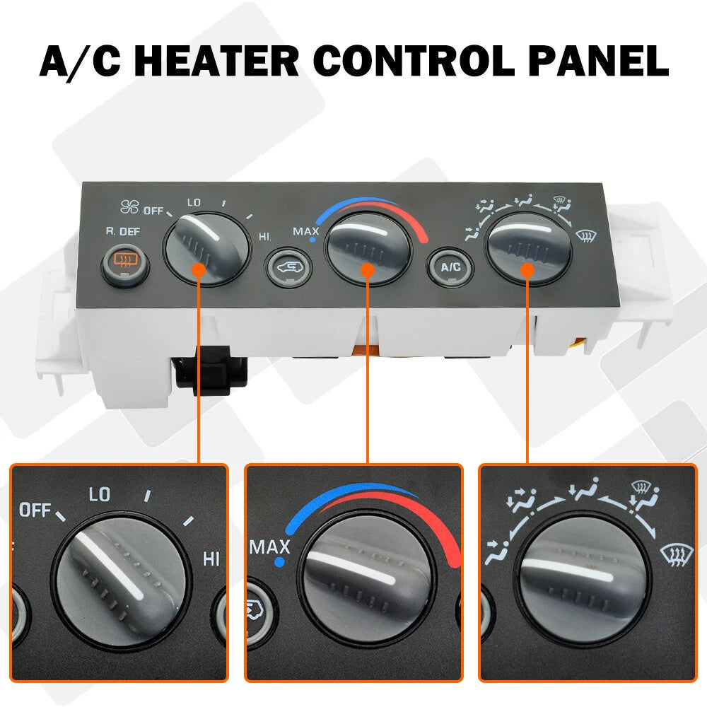 A/C Heater Climate Control Module for Chevy Suburban Tahoe GMC Yukon (2000–2006)