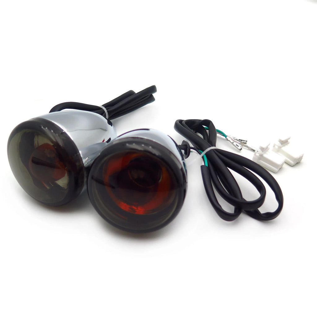 Set of 2 Front Turn Signal Light Indicators for Harley Sportster XL 883 (1992–2016)