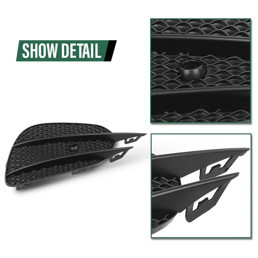 Set of 2 Front Bumper Fog Light Covers for Mercedes Benz E Class W213