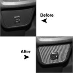 Rear Armrest USB Panel Cover Trim for Chevrolet Equinox (2018-2021)