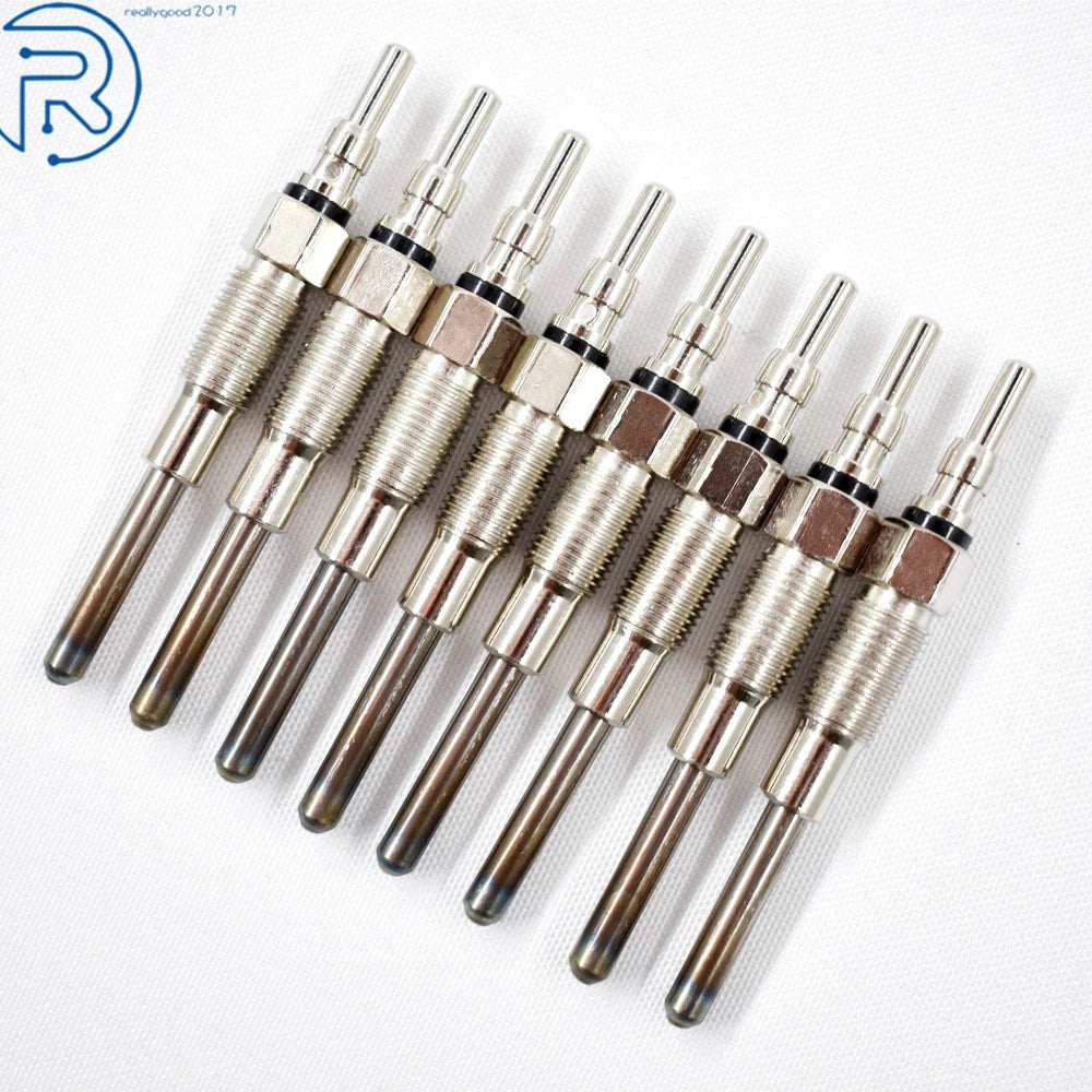 Set of 8 Glow Plugs for Ford E350 E250 (1988-1994)