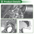 1 Pc Engine Oil Pan No.06L103598AG for Volkswagen A5 (2015–2017) Aluminum
