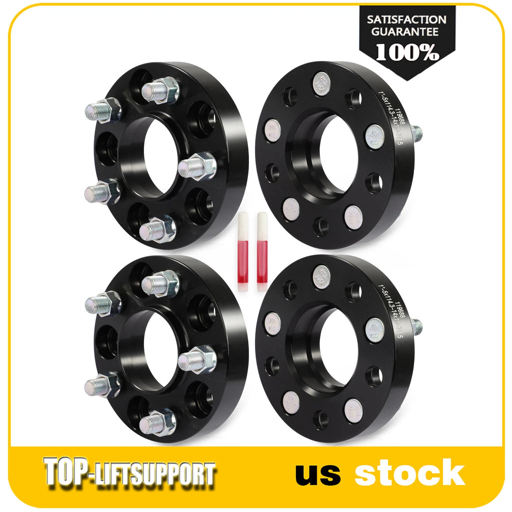 Set of 4 Hubcentric Wheel Spacers 1 Inch for Ford Mustang (2015–2025)