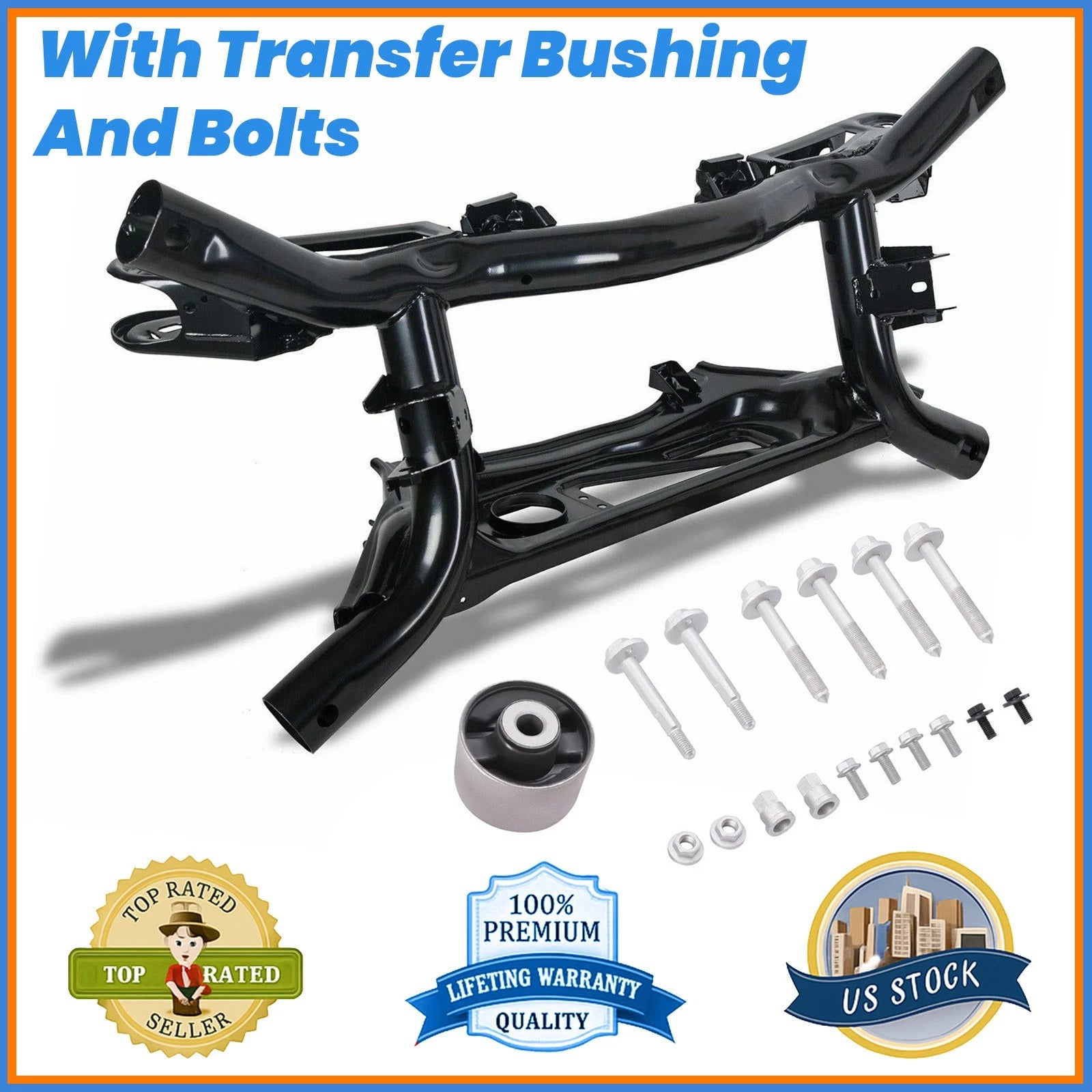 Rear Crossmember Subframe Kit for Jeep Compass Patriot Caliber AWD (2007–2017)