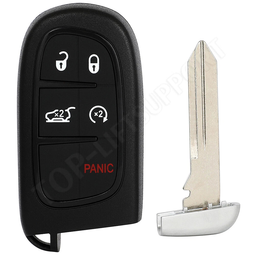 Key Fob Remote Shell Case for Jeep Cherokee (2015–2021)