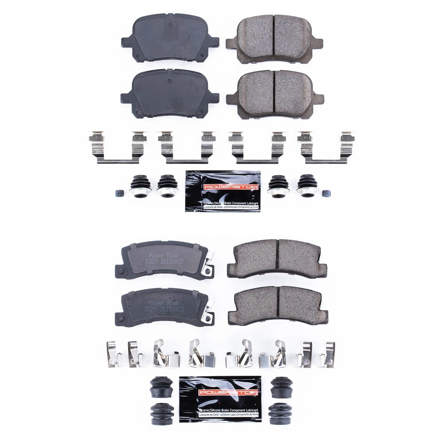 PowerStop Z23 Carbon-Fiber Ceramic Disc Brake Pad Kit for Camry ES300 (1997–2001)