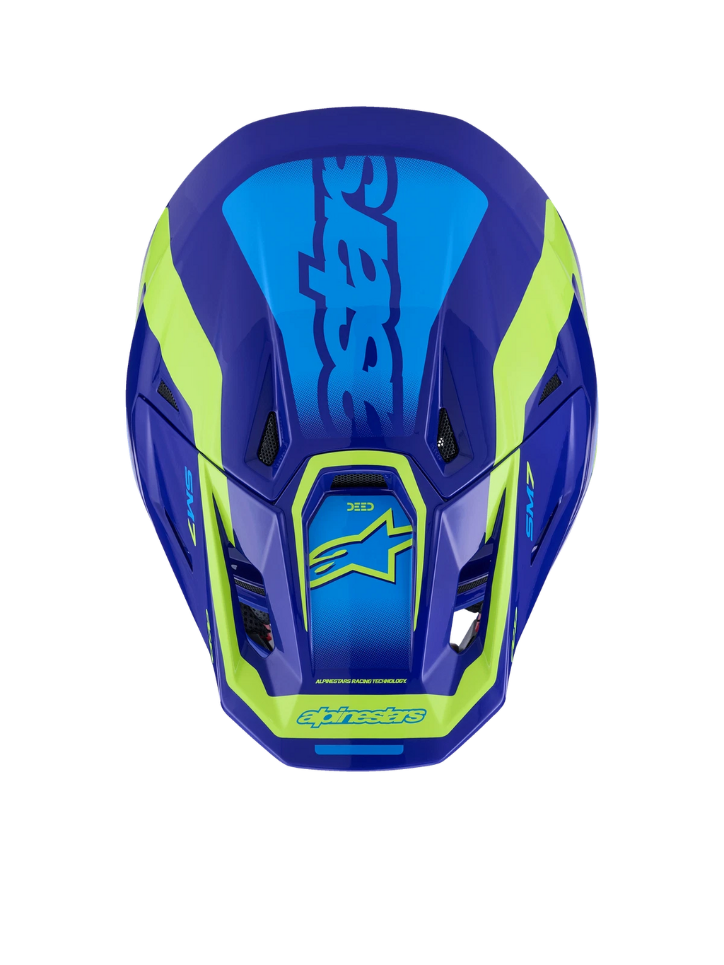Alpinestars SM7 Deed Offroad Helmet for All Models (2X-Large, Gloss Finish)