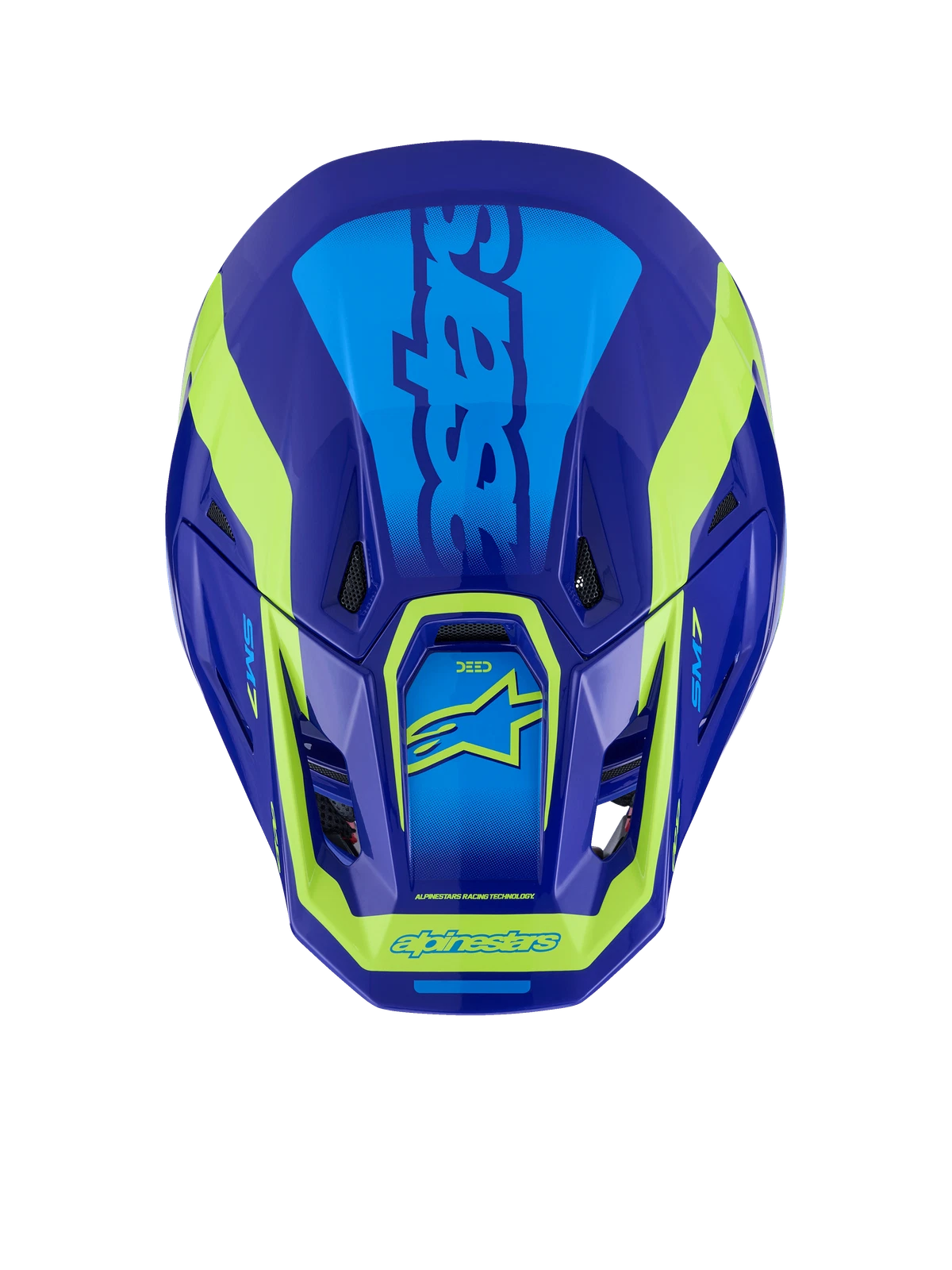 Alpinestars SM7 Deed Offroad Helmet for All Models (2X-Large, Gloss Finish)