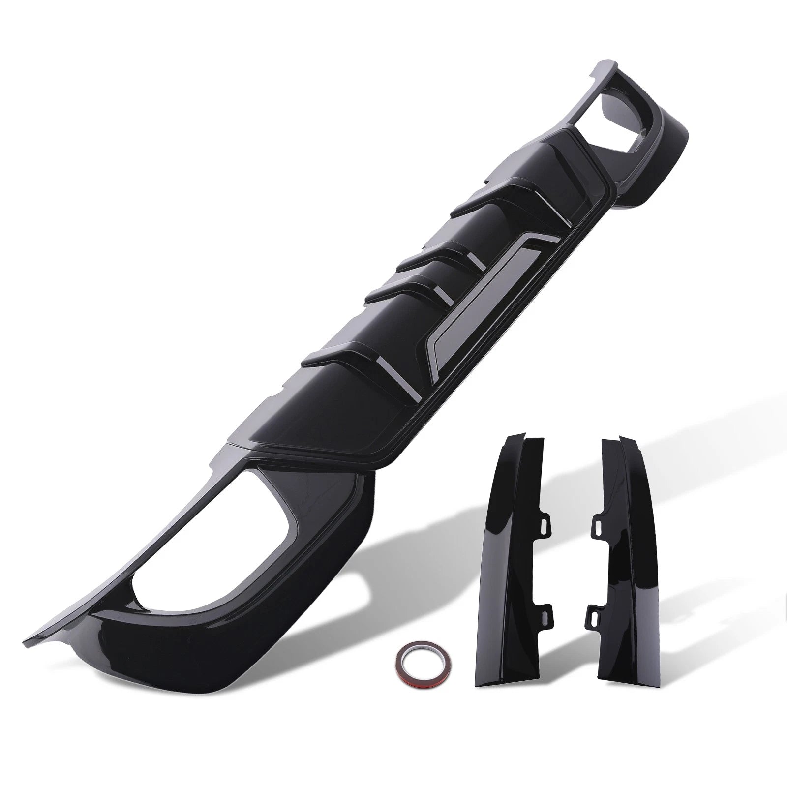Glossy Black Sport Kit Rear Diffuser for BMW G20 3 Series M Sport (2019–2022)