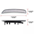 Clear Lens White LED Front Bumper Side Marker Lights for Dodge Durango (2021–2025)