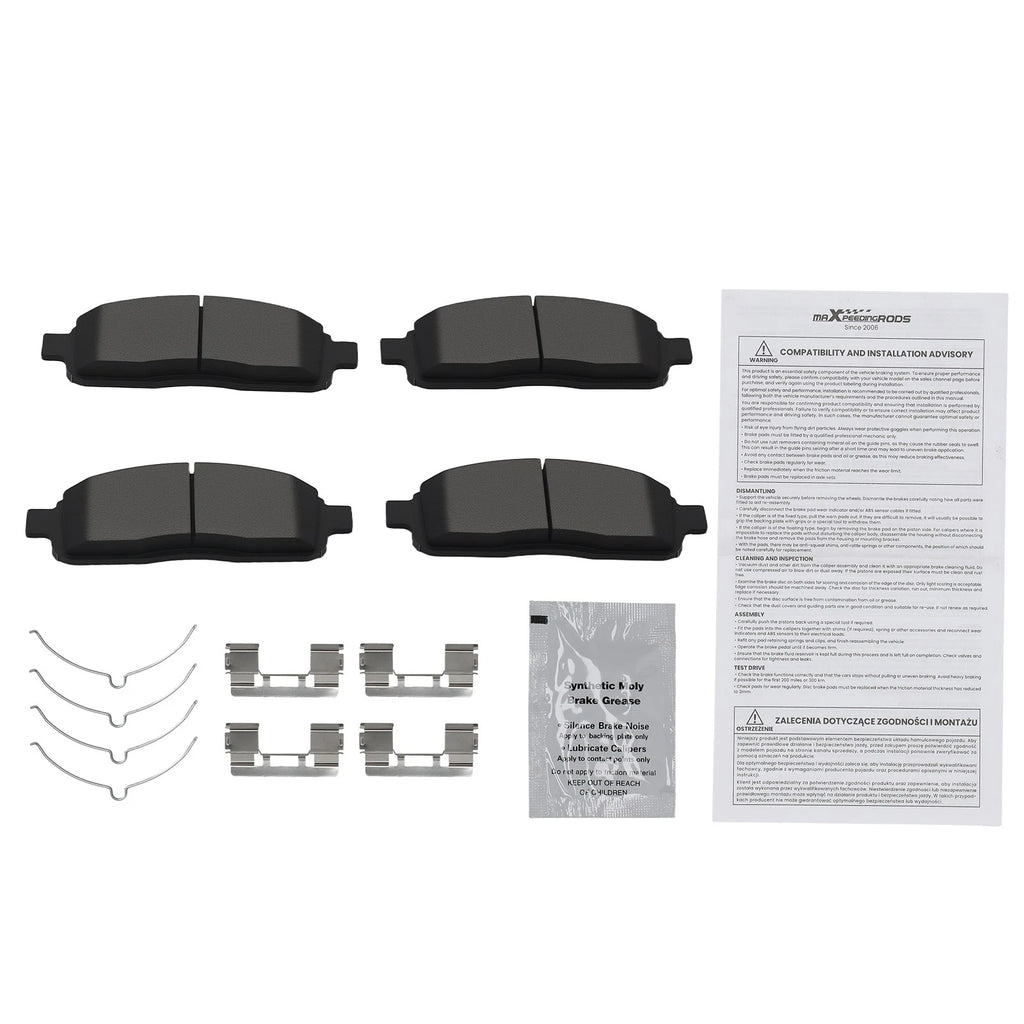 Front Brake Pads Set for Ford F-150 (2004–2009) Lincoln Mark LT (2006–2008)