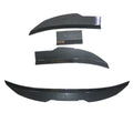 ABS Gloss Carbon Fiber Rear Trunk Spoiler Lip for Sedan (No Year Specified)