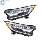 2X Full LED Headlight Assembly for Honda CR-V (2017–2022)