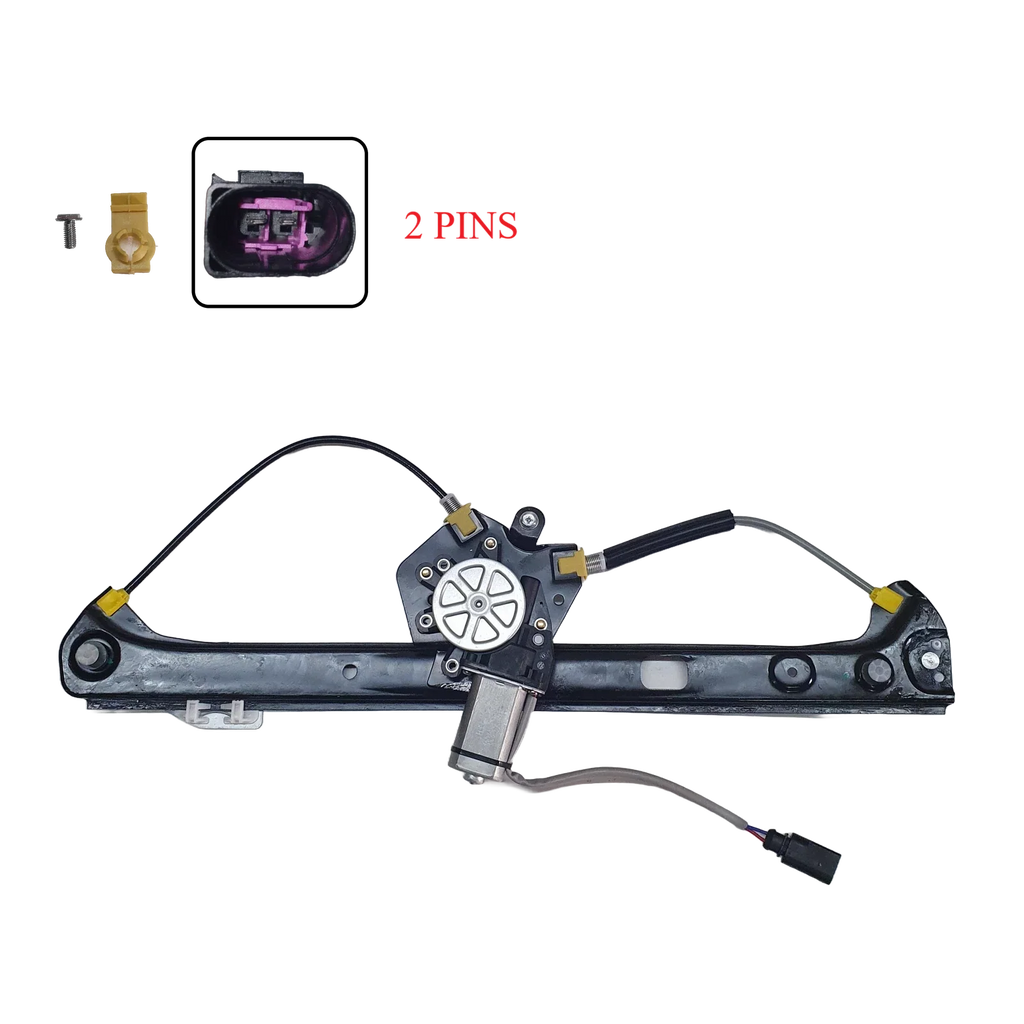 Rear Left Window Regulator With Motor 2 Pins for BMW X5 (2000–2007)
