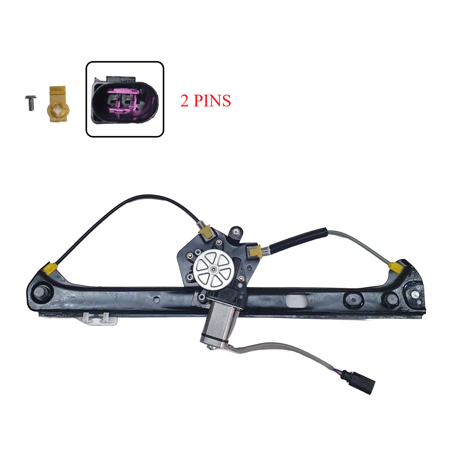 Rear Left Window Regulator With Motor 2 Pins for BMW X5 (2000–2007)
