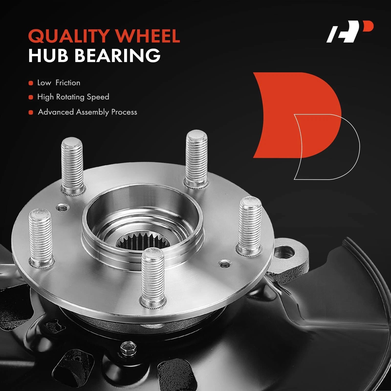 Front Left Steering Knuckle & Hub Bearing Assembly for Honda Civic (2012)