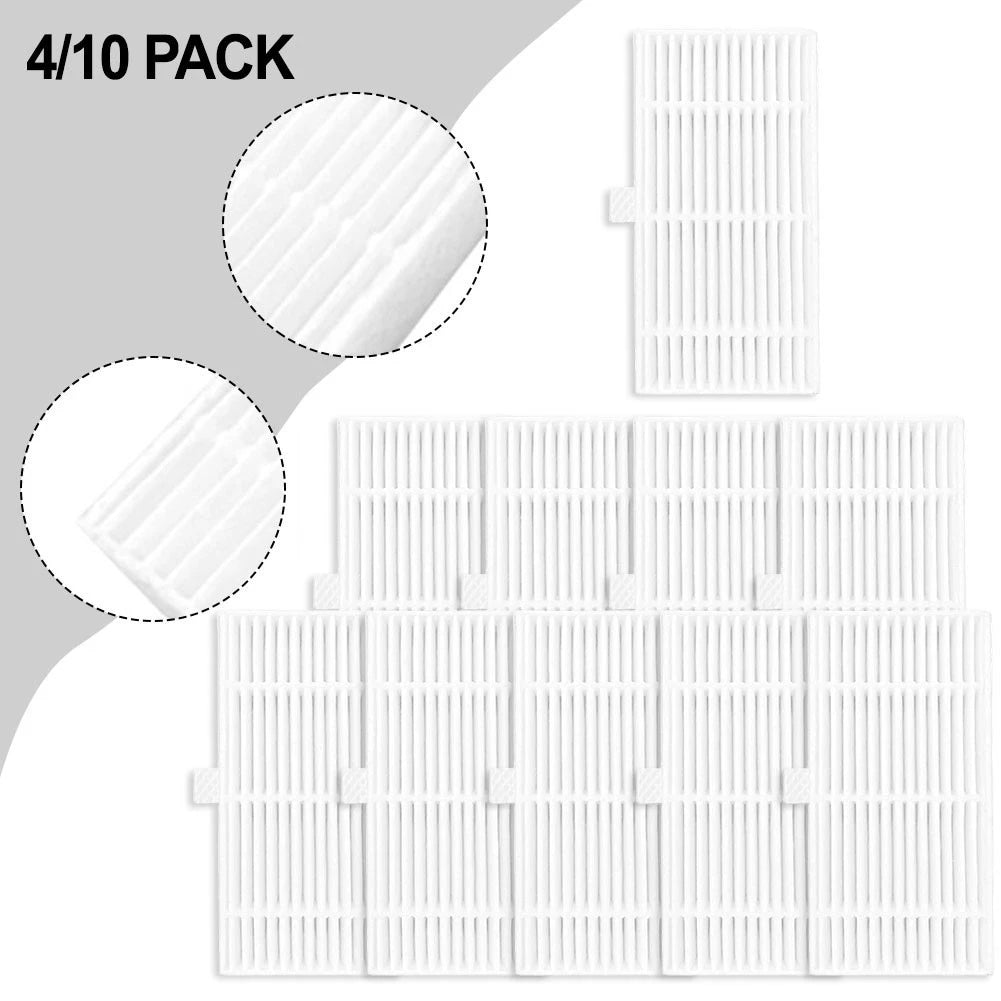 HEPA Filter 10 Pack for Conga M10, bObsweep Leaf BR150 BR151