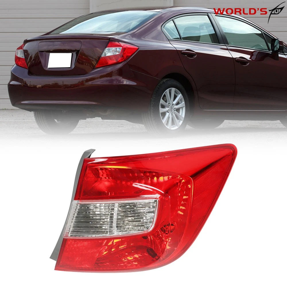 Tail Light Assembly for Honda Civic (2012) Passenger Side Sedan