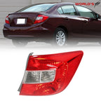 Tail Light Assembly for Honda Civic (2012) Passenger Side Sedan
