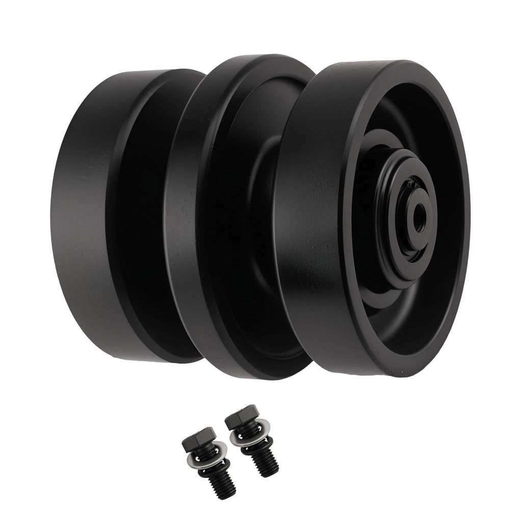 Steel Bottom Roller for Bobcat T550 T590 T595 T630 T650 (2012–2023) 7228629 Black