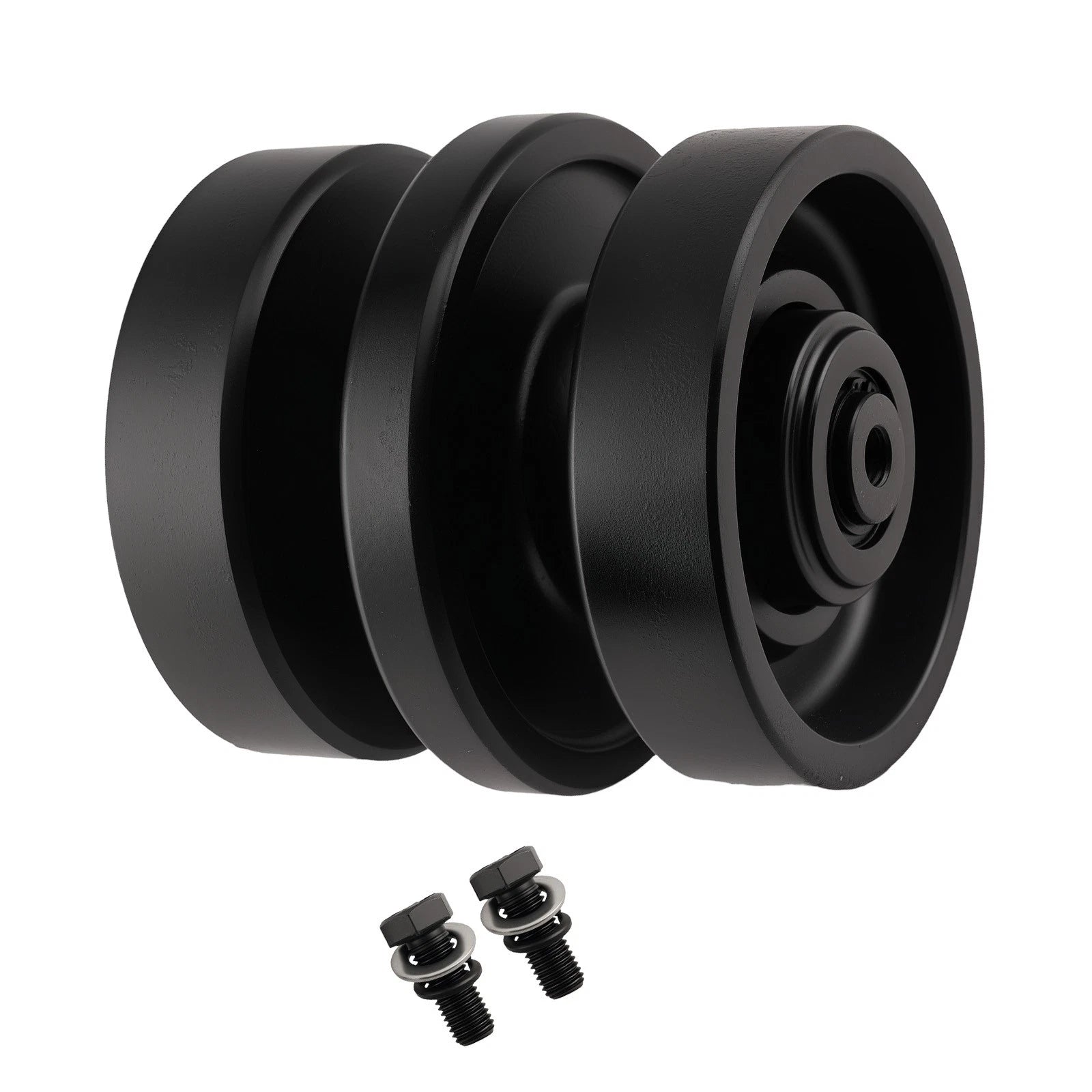 Steel Bottom Roller for Bobcat T550 T590 T595 T630 T650 (2012–2023) 7228629 Black