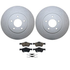Front Brake Kit with 303mm Disc Rotors & TRW Pro Ceramic Pads for Escape Tribute Mariner (2001–2012)