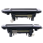 4pc Front/Rear Left & Right Outer Door Black for Toyota LC J80 (1990–1998)