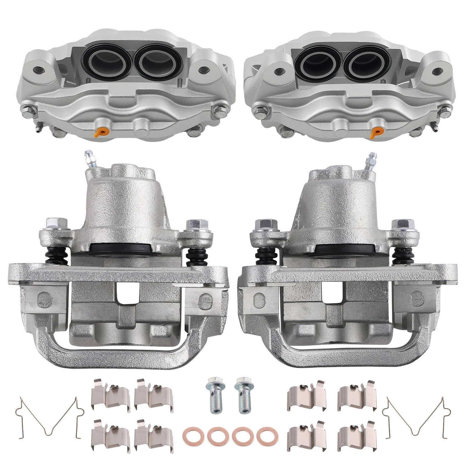 Set of 2 Front Rear Disc Brake Calipers for Toyota Sequoia (2008–2016) 19-B3277 19B3276
