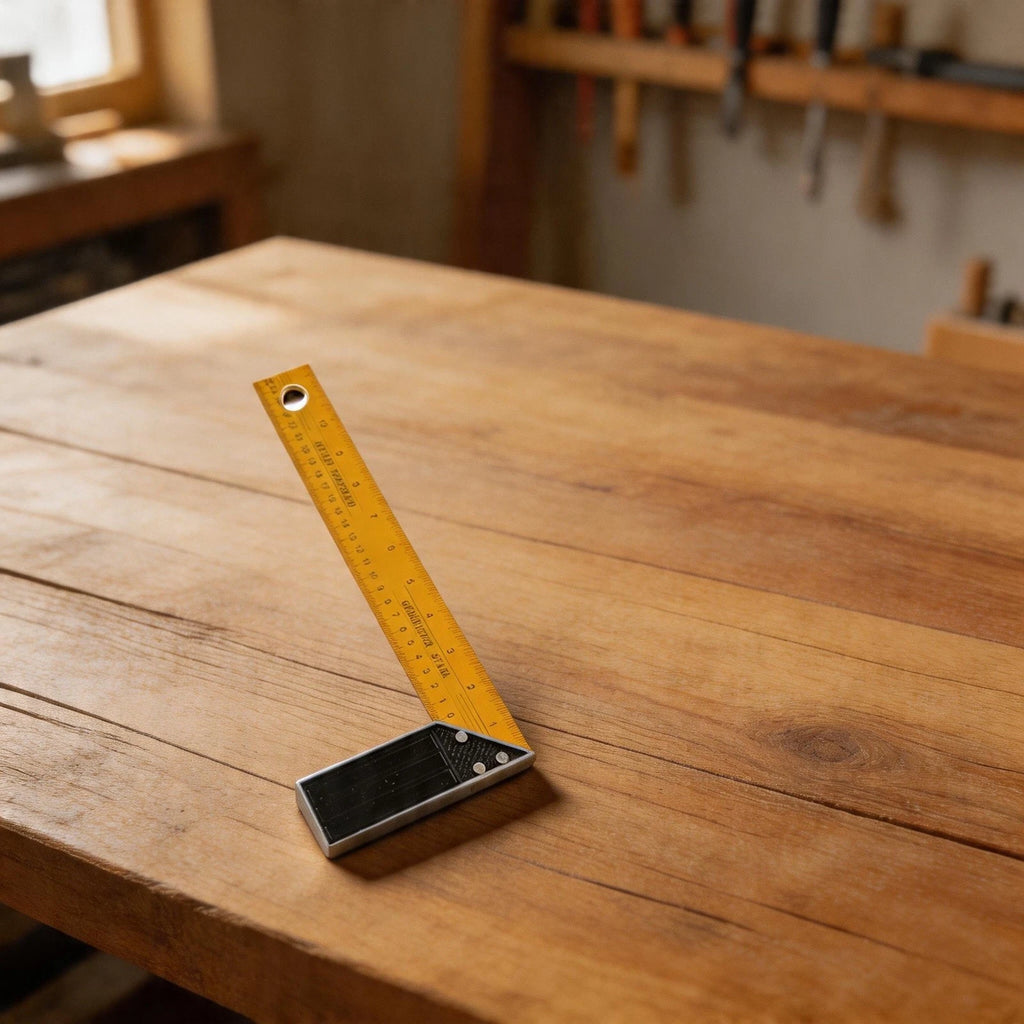 300mm L Square Angle Ruler 90 Degree Steel with Aluminum Handle