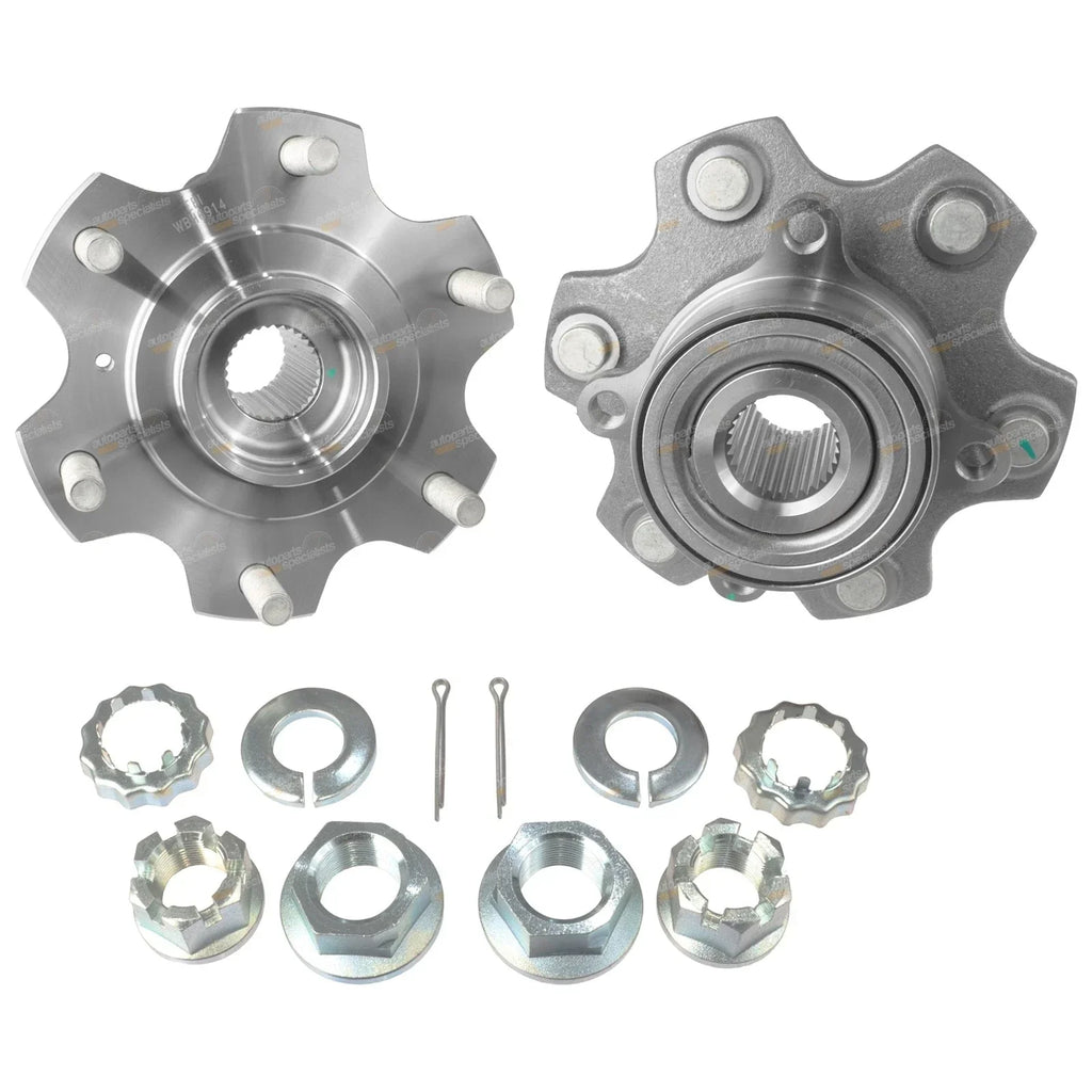 Front Wheel Bearing Hubs for Mitsubishi Pajero NL NM NP NS (2000 - 2008)