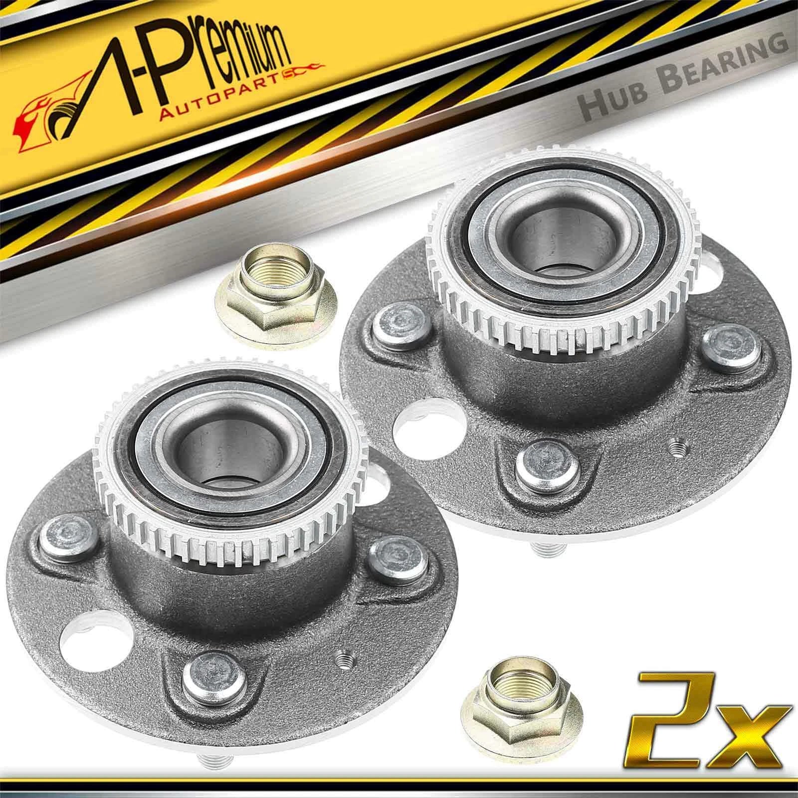 2X Rear Wheel Hub & Bearing Assembly for Honda Civic Si (2002–2003)