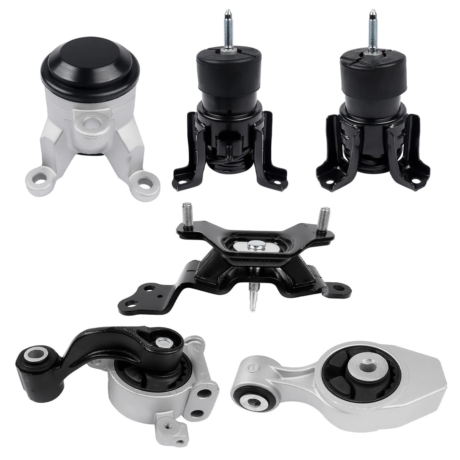 Set of 6 Motor & Trans Mounts for Infiniti JX35, Nissan Pathfinder (2013–2016)