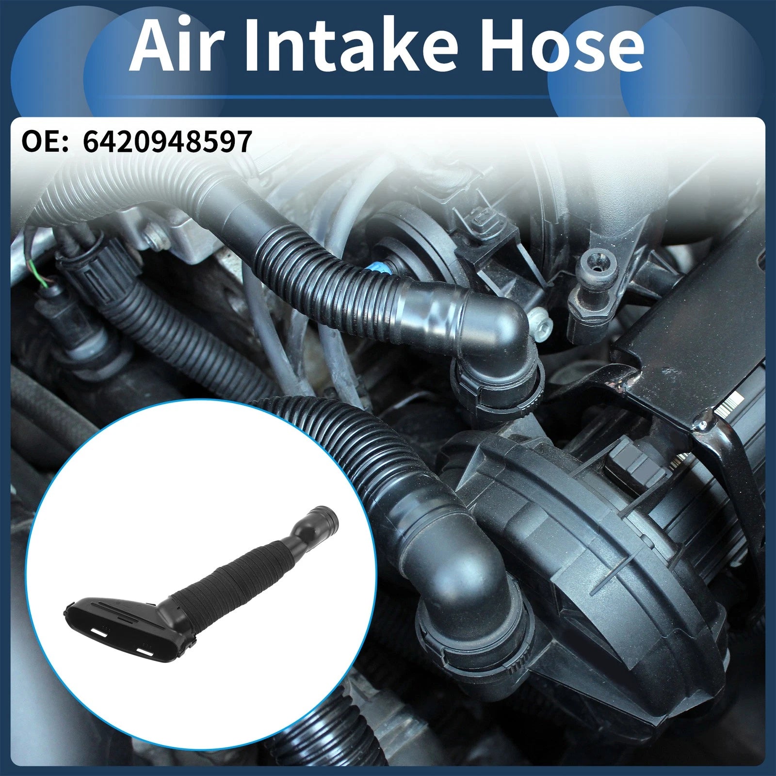 Engine Air Intake Hose for Mercedes Benz (No. 6420948597)