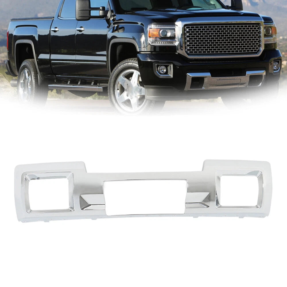 Chrome Front Bumper Skid Plate for GMC Sierra 2500HD 3500HD (2015â2019)