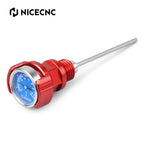 NICECNC Engine Oil Dipstick with Temperature Gauge for Yamaha Banshee 350 (1987–2006)