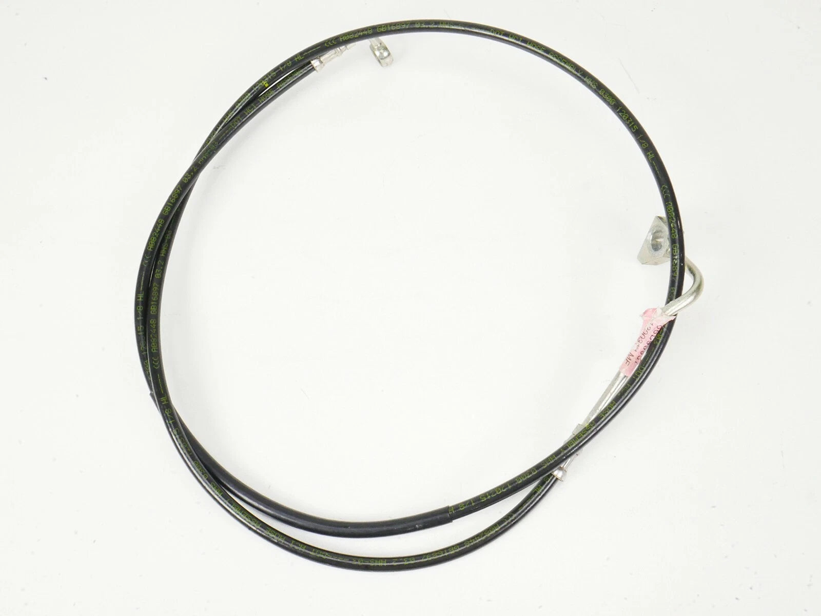 Front Upper Brake Line for Harley Davidson Touring (2015–2021) - Black Stainless