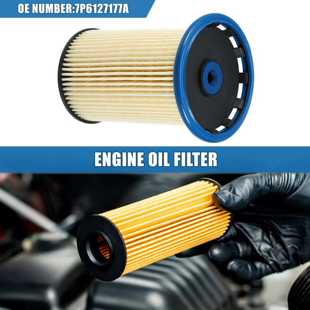 Engine Oil Filter No.7P6127177A with O Ring for Volkswagen Touareg (2004–2010)