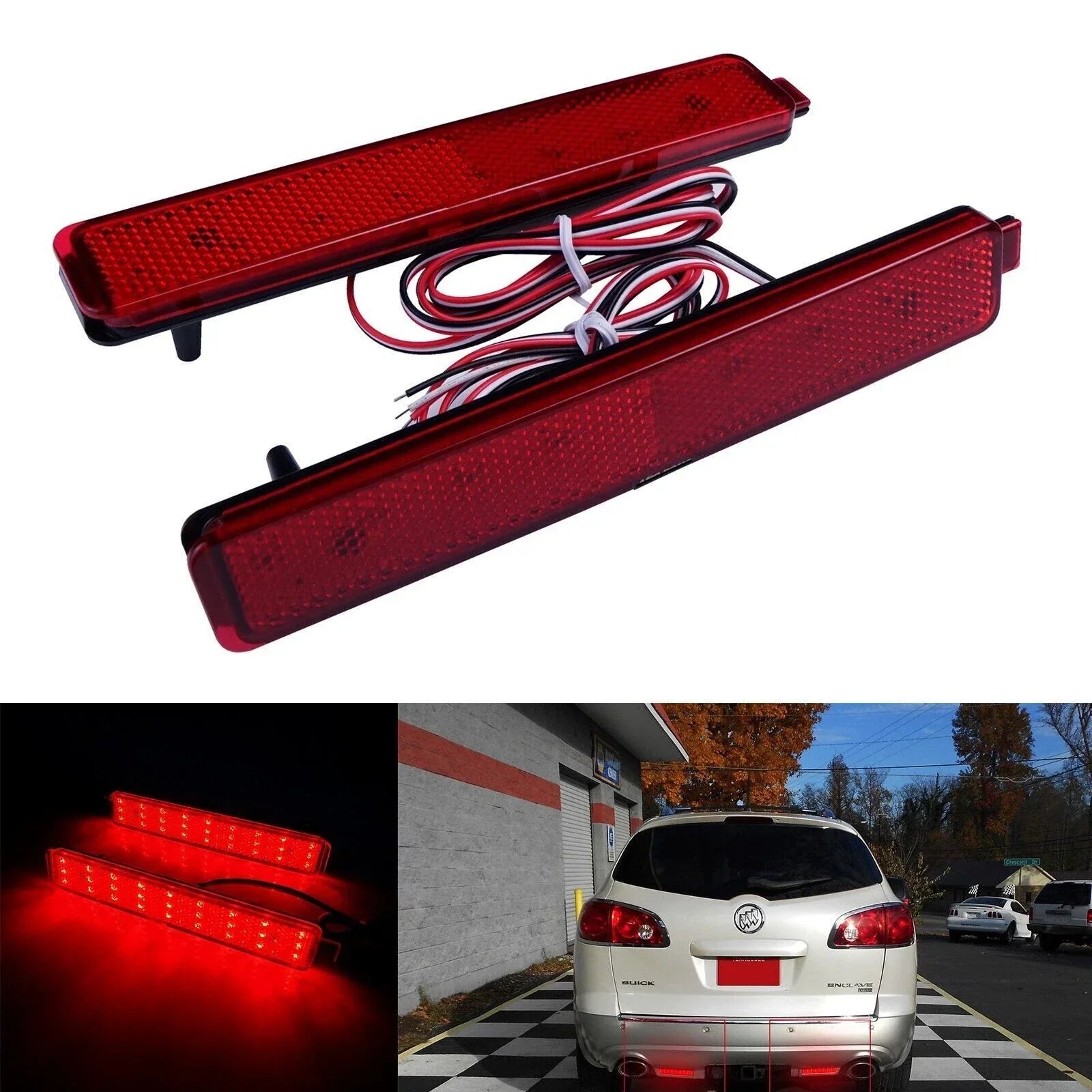 Bumper Reflector Brake Lamp for Chevrolet CTS CTS-V (2003–2019)