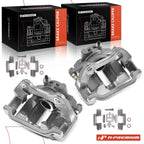 2X Rear Brake Caliper with Bracket for Chevrolet Silverado 1500 (2007â2018)
