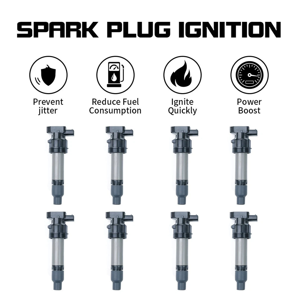8 Ignition Coil Pack for Buick Lucerne (2006–2011) 4.6L V8 UF564