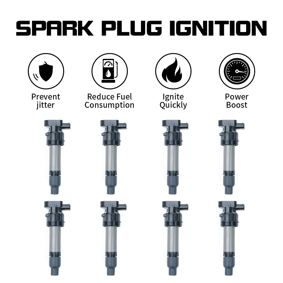 8 Ignition Coil Pack for Buick Lucerne (2006–2011) 4.6L V8 UF564