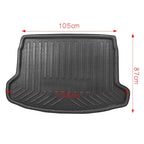 Rear Trunk Boot Mat Liner Cargo Floor Tray for Nissan Qashqai (2014–2018)