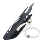 Universal Motorcycle Exhaust Muffler Pipe Heat Shield Cover Heel Guard
