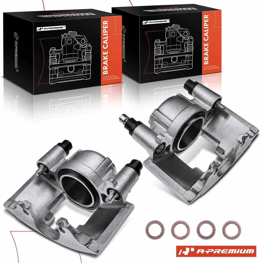 Pair Front Disc Brake Calipers for Chevrolet Tahoe GMC Yukon (1995–2000)