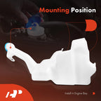 Windshield Washer Reservoir Tank with Cap & Pump for Honda Accord (2013)