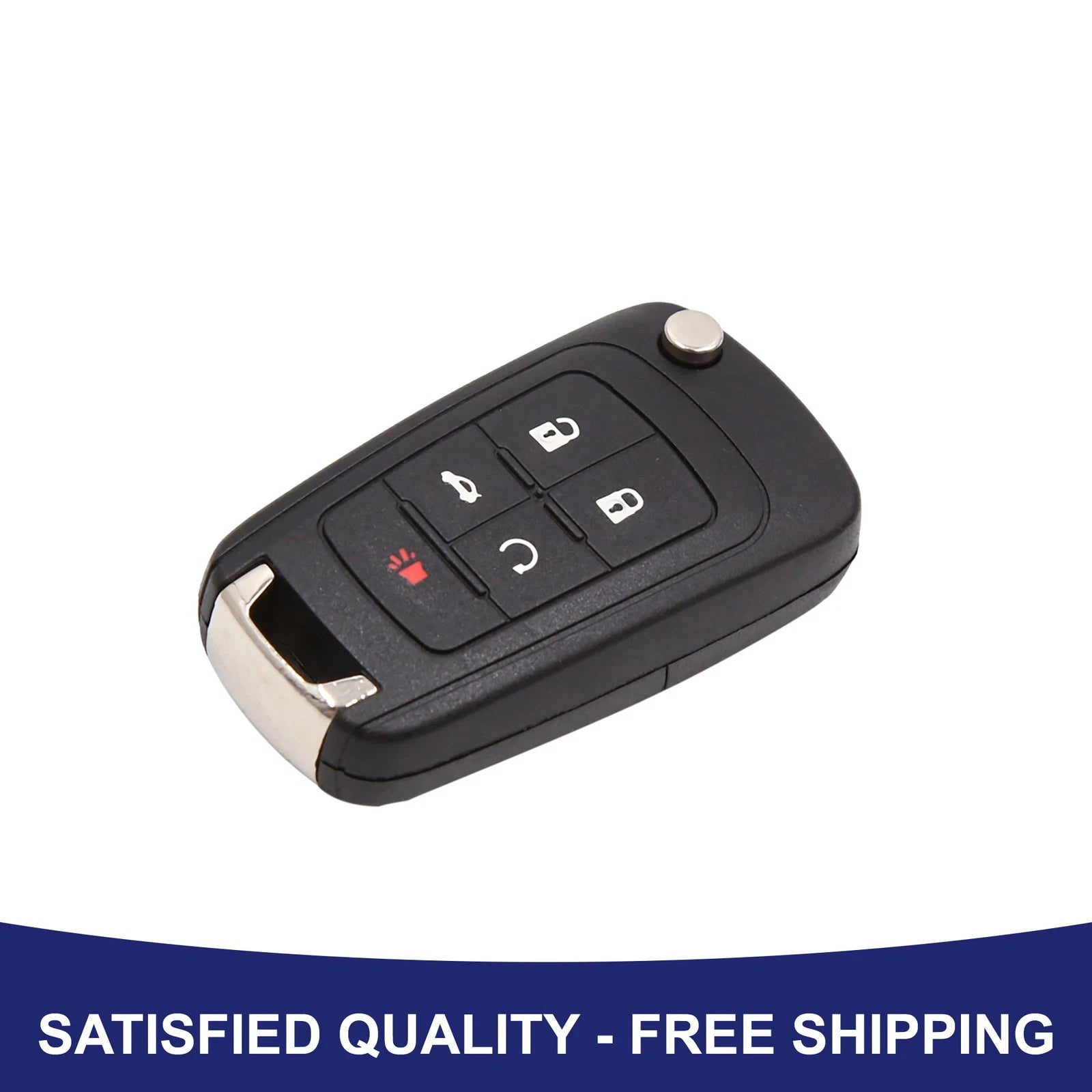 5 Button Key Fob Remote Shell for Chevy Camaro (2010–2013)