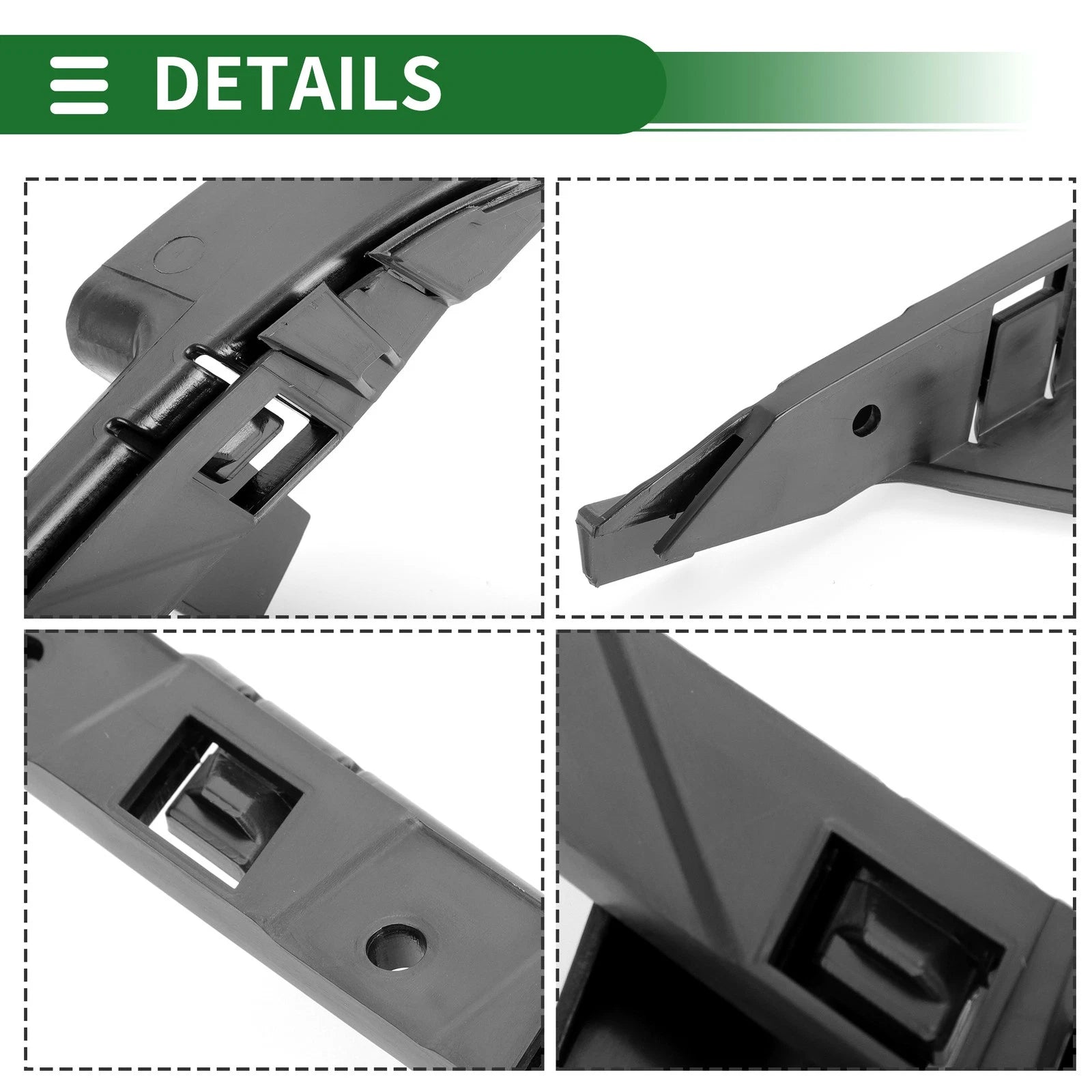 1pc Left Front Bumper Retainer Bracket No. 51117033705 for BMW 525i (2004–2007)