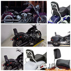 Chrome 13.9" Sissy Bar Backrest for Harley Softail Slim FLSL FLHC FXBB (18-21)