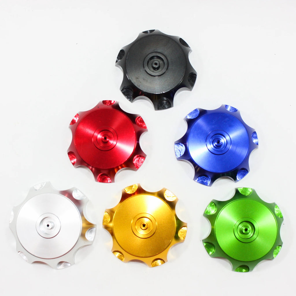 Alloy CNC Gas Fuel Tank Cap + Breather for 110cc 125cc 140cc Pit Dirt Bike
